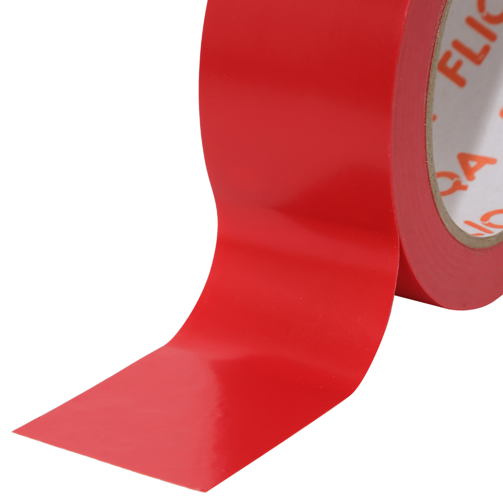 FLIQA Kırmızı Yer İşaretleme Bandı (50mm x 30m) / FT-9102